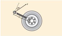 استخدام مفتاح شد لفك صامولة برغي في إطار سيارة.